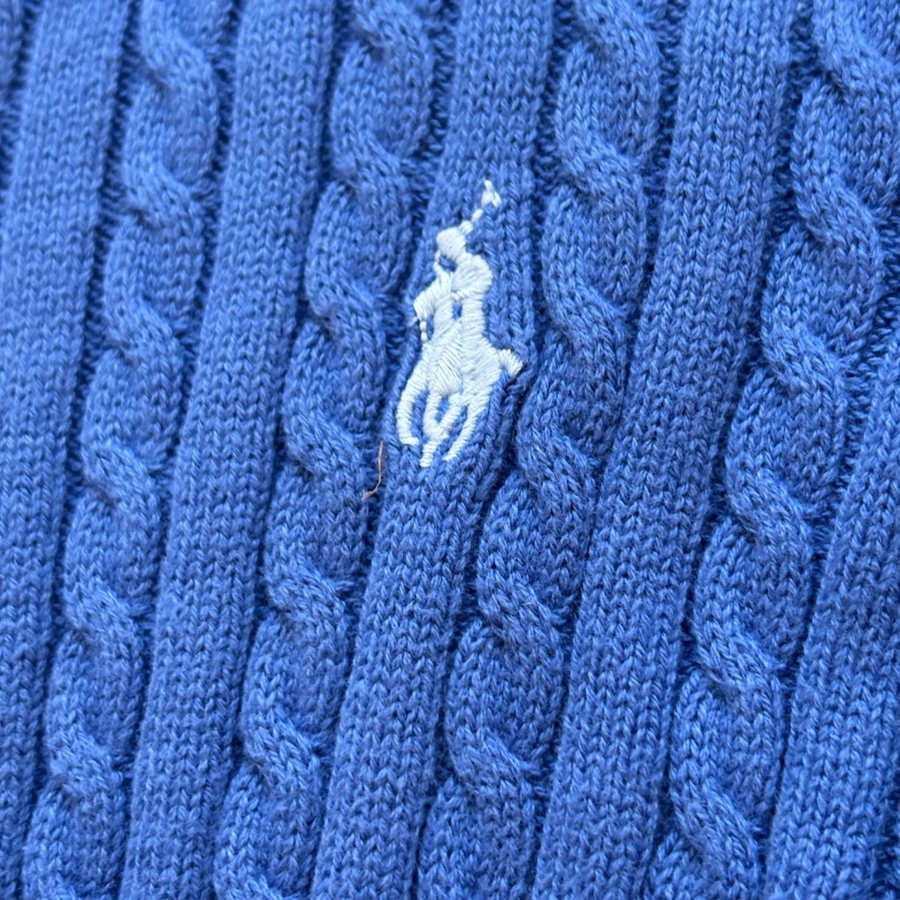 Polo Blue Cardigan Sweater - Picture 2 of 8